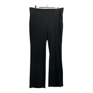 NYGÅRD Slims Black Ponte Bootcut leg Stretch Pants Size XL casual Minimalist